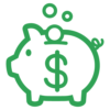 logo, savings bank, piggy bank, money mastery